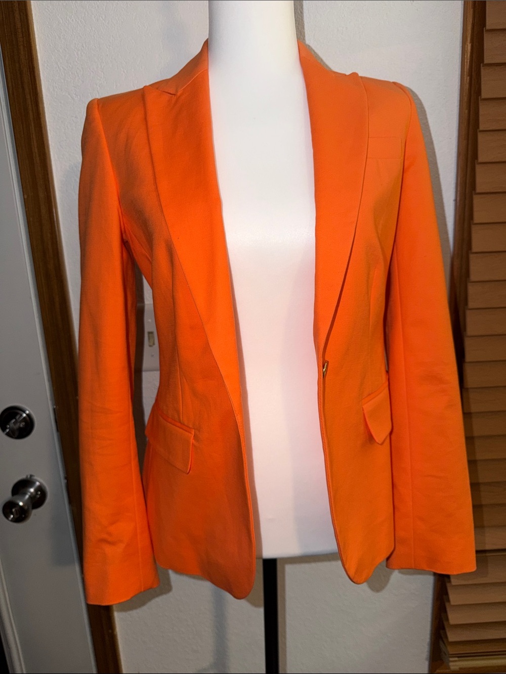 Vince Camuto Orange Tailored Blazer